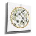 thumbnail image 2 of Epic Graffiti 'Geometric Circle Muted Floral' by Cindy Jacobs, Canvas Wall Art, 37"x37", 2 of 2