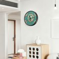 thumbnail image 6 of Indoor 12' Voice-Activated Luminous Decoration Wall Clock With LED Night Light Adorable Little Dog Wearing Victorian, 6 of 8
