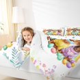 thumbnail image 3 of Homewish Dachshunds Dog Twin Comforter Sets,Easter Egg Bedding Set,Rainbow Decor,Polkadot Reversible,2pcs,1 Comforter and 1 Pillowcase, 3 of 7