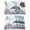 White Dark Green Gray Blue, variant on Octopus Coastal Placemats Set of 8, Summer Beach Ocean Shell Jellyfish Starfish Placemats for Dining Table, Place Mats for Kitchen Tabletop, Waterproof Wipeable Dining Table Mats Set