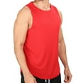 thumbnail image 2 of ameIAEA Men's Tank Top Workout Sleeveless Crewneck Casual Gym Shirts Solid Color Summer Beach Tops, 2 of 6