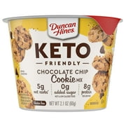 Duncan Hines Keto Friendly Chocolate Chip Cookie Mix Cup, 2.5 oz