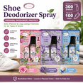 thumbnail image 4 of Air Jungles Shoe Deodorizer Spray, Flora Bliss Scent- 2 fl oz (Pack of 2), Odor Eliminator for Sneaker, Boot, Locker and Gym Bag, Smell Remover Footwear Freshener Spray, 4 of 10
