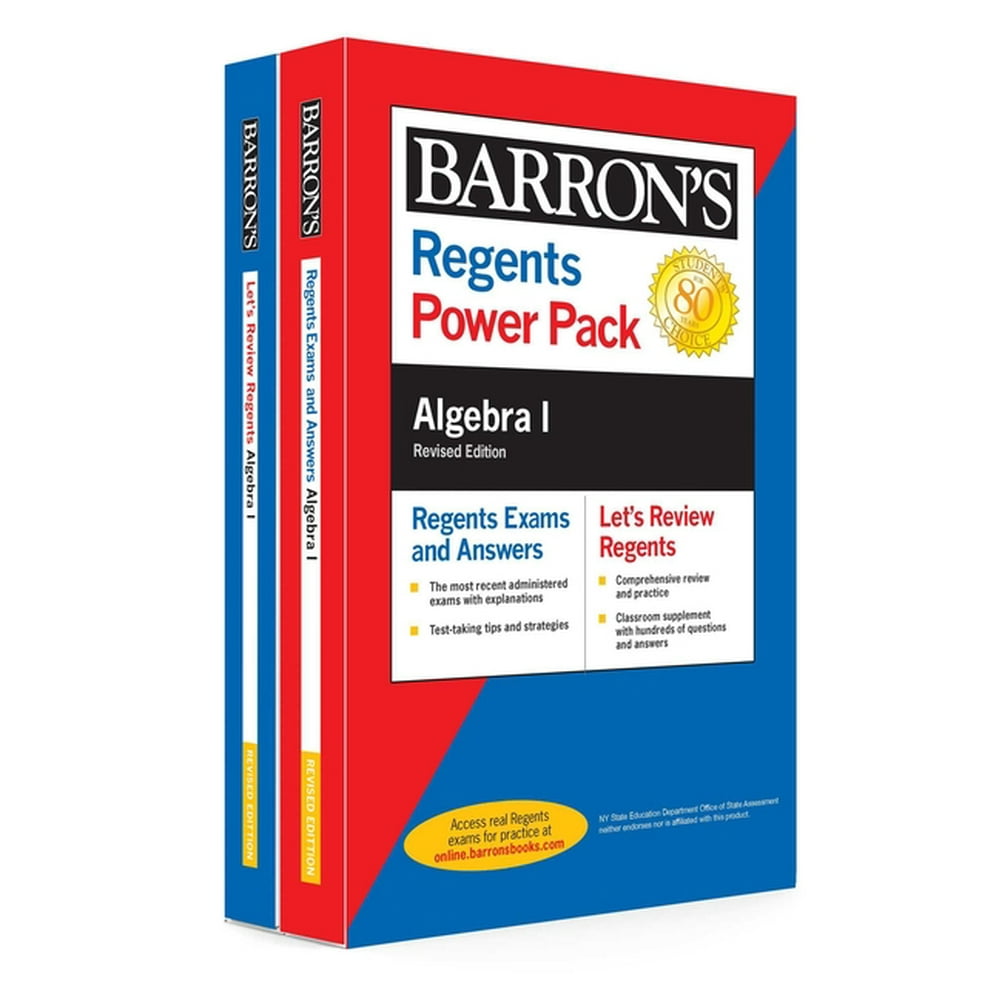Barron's Regents NY Regents Algebra I Power Pack Revised Edition