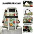 thumbnail image 3 of FORMRS Mini Backpack Purse for Women Travel Daypack Casual Shoulder Bag, Green Floral Tomatoes, 3 of 7