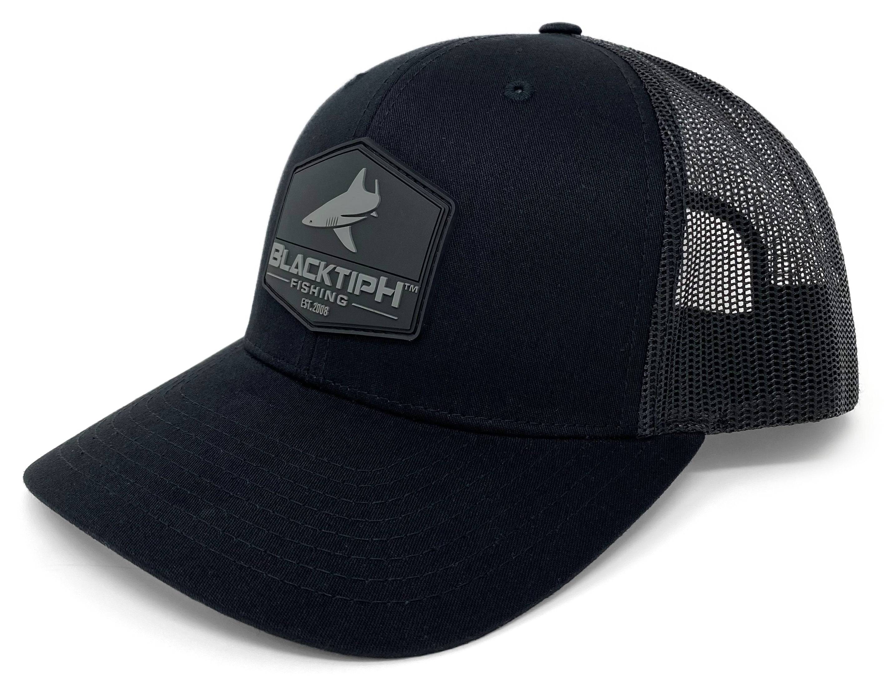 BlacktipH Midnight Black Snapback Hat 