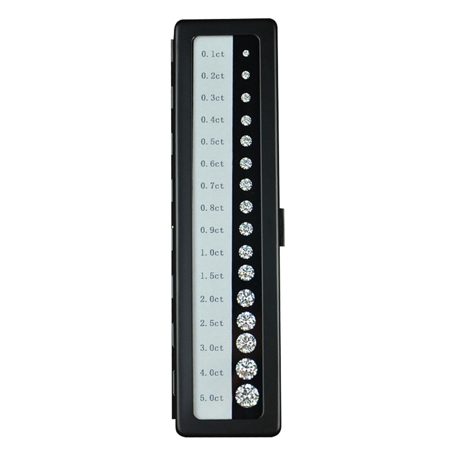 Milageto Tester Tools Diamond Weight High Accuracy Durable black