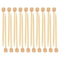 thumbnail image 1 of 20PCS Single Pointed Knitting Stick Brooch Knitting Material Wood Knitting Rods, 1 of 8