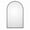 Black/30"L x 20"W, variant on Alvantor Arched Modern Metal Framed Wall Mirror, Safe Shatterproof Glass, Vanity Mirror for Bathroom, Bedroom, or Entryway