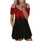 thumbnail image 1 of Mini Vestidos Fridja qw6748 Estampados Sin Tirantes Cuello V Mujer, 1 of 5