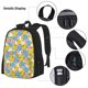 thumbnail image 3 of Disketp Colorful Duck Mochila Estampada de Gran Capacidad con Lonchera y Estuche, Set de 3 Piezas para Estudiantes, 3 of 7