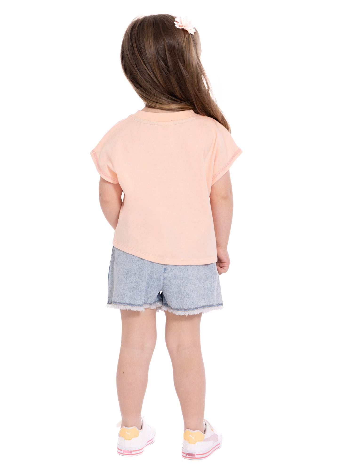 Toy Story Toddler Girls Graphic Tee and Denim Shorts Set, 2-Piece, Sizes 12M-5T