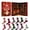 A001- Red, variant on Christmas Advent Calendar Kids 14 Inch Blue 24 Pair Christmas Stocking Surprise Gift Box Holiday Countdown Calendar Christmas Sock Set for Family Home Christmas Decor