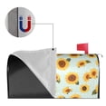 thumbnail image 2 of Yiaed Vintage White Polka Dot Sunflower Print Mailbox Covers, Magnetic Mailbox Cover, Mail Box Covers for Garden Outdoor Decor Box Covers-25.5x21 in, 2 of 8