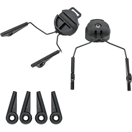 

ARC Rail Adapters Accessories for Walker Electronic EarMuffs 1Pair Black Mounting Adapter