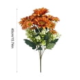 thumbnail image 4 of MTBLYS Ramo artificial de girasoles y crisantemos|arreglo floral de seda sintética para decoración del hogar|interior|exterior|patio|porche|jardín|centro de mesa|40 cm de altura|tallo de plástico, 4 of 7