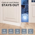 thumbnail image 4 of Fmxomd Door Draft Stopper, Self-Adhesive Weather Stripping Seal for Cold Insulation, Bottom/Under Sweep for Exterior & Interior Doors, Seal Blocker Noise, Brown, 39.5"L x 1.77"W, 4 of 8