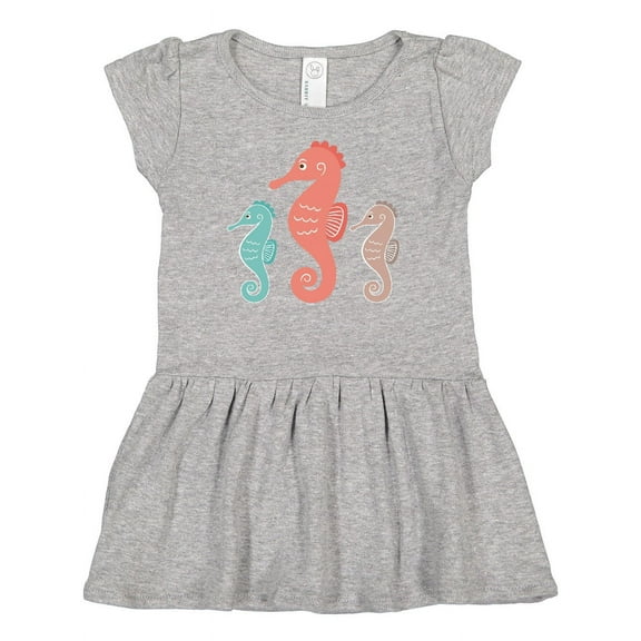 Inktastic Seahorse Ocean Sea Creatures Girls Baby Dress