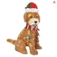 thumbnail image 2 of Christmas Decorations Outside Light-Up Animals Dog Deer Santa ClausOutside, 2 of 6