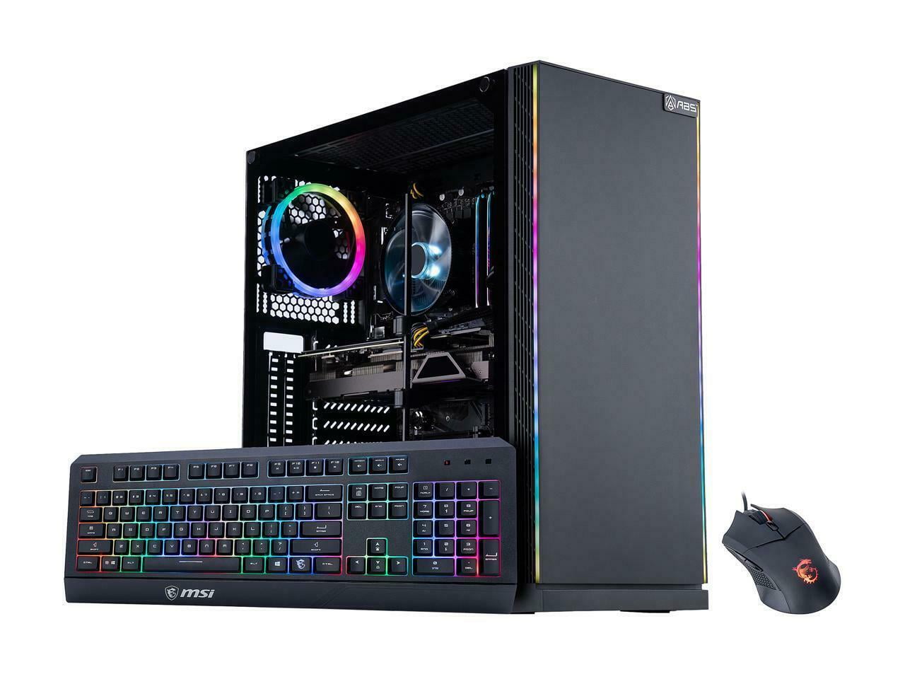 ABS Master Gaming PC Windows 11 Home Intel i5 11400F GeForce RTX