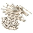 thumbnail image 3 of 50pcs Nickel Plated Binding M5 Screws Nail Rivet Studs Photo Album Account Book Leather Craft Belt Wallet Tubular Rivet, 3 of 6