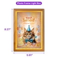 thumbnail image 5 of Watercolor Maine Coon Happy Birthday Celebration Balloons Gift Party Acrylic Plaque with Wood Photo Frame Box Cat Lover Kitten Owner Gifts Light Box - 00028, 5 of 5
