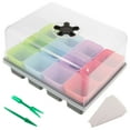 thumbnail image 6 of WHAMVOX Indoor Grow Kit with Minimalist Square Plastic Nursery Pots for Gardening Use Assorted Color Lightweight and Durable, 6 of 8