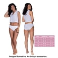 thumbnail image 2 of Bikini Fruit Of The Loom para Mujer, de Algodón 3 Piezas Blanco Talla 4, 2 of 4
