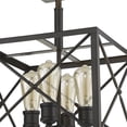 thumbnail image 4 of Brooklyn 4-Light Oil-Rubbed Bronze Convertible Pendant, 4 of 6