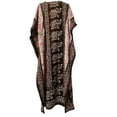 thumbnail image 2 of Long-Kaftan-dress-Hippy-Boho-Maxi-One-Size-Women-india--Tunic-Dress-Night-Gown, 2 of 3