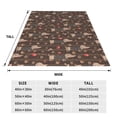 thumbnail image 3 of Sikiie Dachshund Dog Puppy Ultra-Soft Micro flannel Blanket Luxury All Seasons Warm Blanket for Bedding Sofa and Travel (4 sizes)-80"x60", 3 of 7