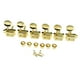 thumbnail image 5 of 6 clavijas de afinación de guitarra vintage de eje dividido, semicerradas, repuestos profesionales, montaje sencillo, 15:1, 6R Dorado, 5 of 10