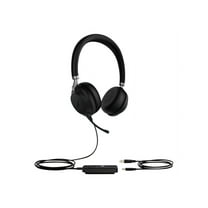 Yealink UH38 Dual - Headset - on-ear - Bluetooth - wireless, wired - USB-A - black - Certified for Microsoft Teams