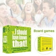 thumbnail image 3 of I Should Have Known That! puzzle game English card board game, 3 of 5