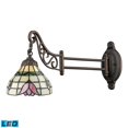 thumbnail image 1 of ElkGroup International 079-TB-09-LED Mix-N-Match 1-Light Swingarm Sconce In Tiffany Bronze - LED, 1 of 1