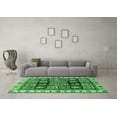 thumbnail image 3 of Ahgly Company Indoor Rectangle Abstract Emerald Green Modern Area Rugs, 3' x 5', 3 of 4