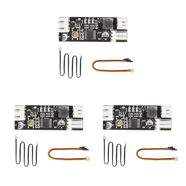 Tholdsy Módulo de controlador de temperatura del ventilador Controlador de velocidad del regulador de control de temperatura del ventilador PWM de 12 V Type1