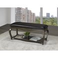 thumbnail image 1 of Banc décoratif Scottsdale, expresso, 1 of 2