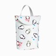 thumbnail image 1 of Bolsa de pañales multifuncional para bebé, organizador de pañales reutilizable, impermeable, estampado de moda, bolsa húmeda/seca, bolsa de almacenamiento para mamá, viaje, 1 of 4