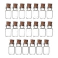 thumbnail image 1 of 20 piezas mini botellas de vidrio mini frascos de vidrio frascos de embalaje de regalo botellas de dulces botellas de deseos para manualidades joyería, 1 of 9