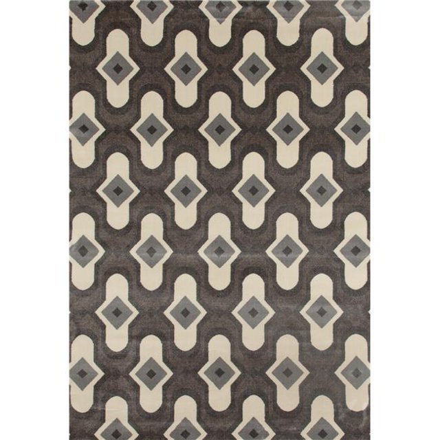 Art Carpet 25047 Tapis de Protection de Collection Troy de 4 x 6 Pi, Brun Champignon