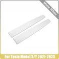 thumbnail image 3 of XVIP - Embellecedor de consola central para Tesla Model 3 Y 21-23, revestimiento para panel de tablero, revestimiento lateral de puerta, interior de fibra de carbono ABS, 3 of 5