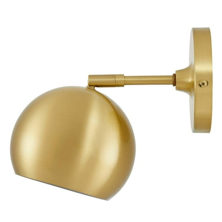 

Sconce Wall Lamp Light Fixture Gold Metal Modern Contemporary Mid Century Living Kitchen Cafe Bistro Restaurant Hospitality