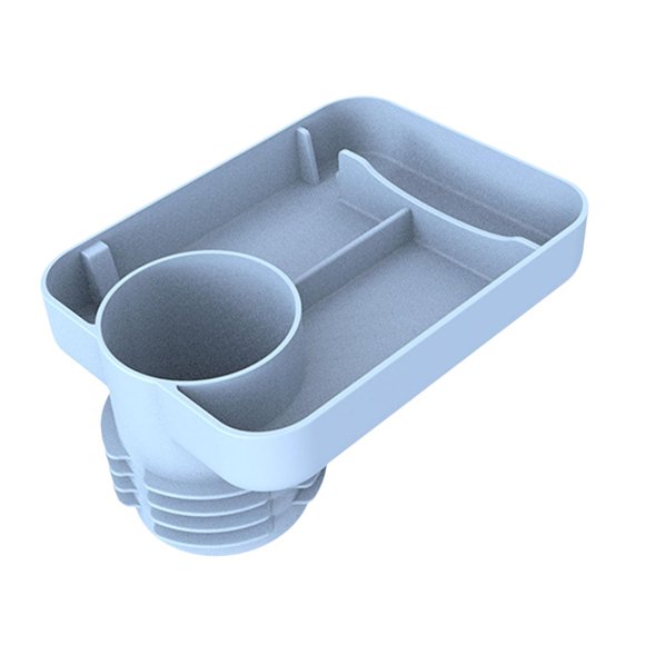 Bandeja de Asiento de Seguridad para Niños para Automóvil con Soporte para Refrigerios Y Bebidas , Azul