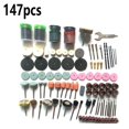 thumbnail image 3 of AMERTEER 147Pcs/Set Rotary Accessories for Dremel Grinding Sanding Polishing Tools Kit, 3 of 10