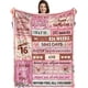 thumbnail image 1 of LHSHID 16 Year Old Girl Birthday Creative Blanket Gift 30x40in, 1 of 7
