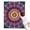 Colorful Tie Dye, variant on Colorful Tie Dye Luminous Mandala Pattern Blanket,Comfortable Soft Flannel Throw Blanket,All Season,Warm Lightweight Blankets for Sofa Bed Couch Living Room Chair,30"x40"