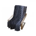 thumbnail image 4 of Dark Blue Soft Flannel Fleece Throw Blanket, Diagonal Checkered Pattern Halftone Technology Inspired Modern Futuristic, Cozy Plush for Indoor and Outdoor Use, 60" x 80", Dark Blue White, by Ambesonne, 4 of 6