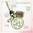 thumbnail image 5 of Bridal Bouquet Photo Charm Mom I Carry You Wedding Memorial Remember Frame Jewelry, 5 of 9