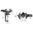 thumbnail image 3 of MYTEC Bench Vise or Table Vise, multifunctional jaw, multi-functional Combined Vise with Quick Adjustment, Universal Rotate 360Â° Work Clamp-On Vise, 3.3" black, 3 of 7